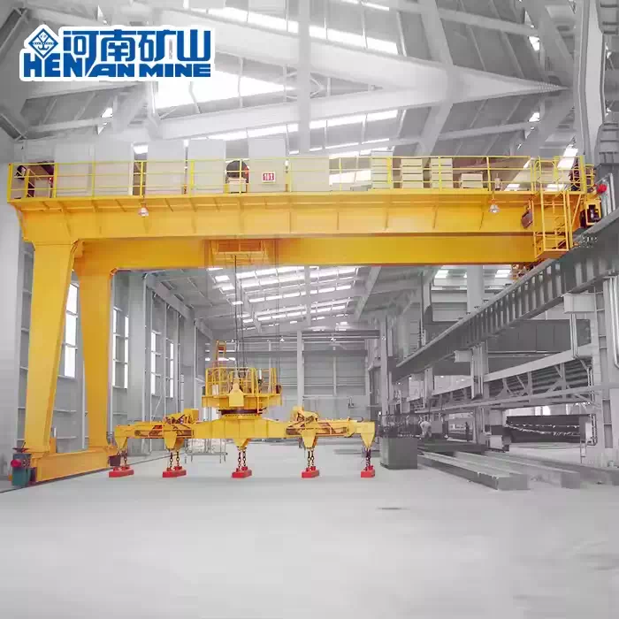 Double Girder Cart Semi Gantry Crane